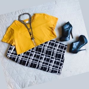 Distressed Oversized Boxy Tee Sz M